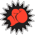 an icon of a red boxing glove depicting discord